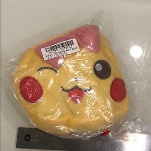 Girlish pikachu plushie mini pouch